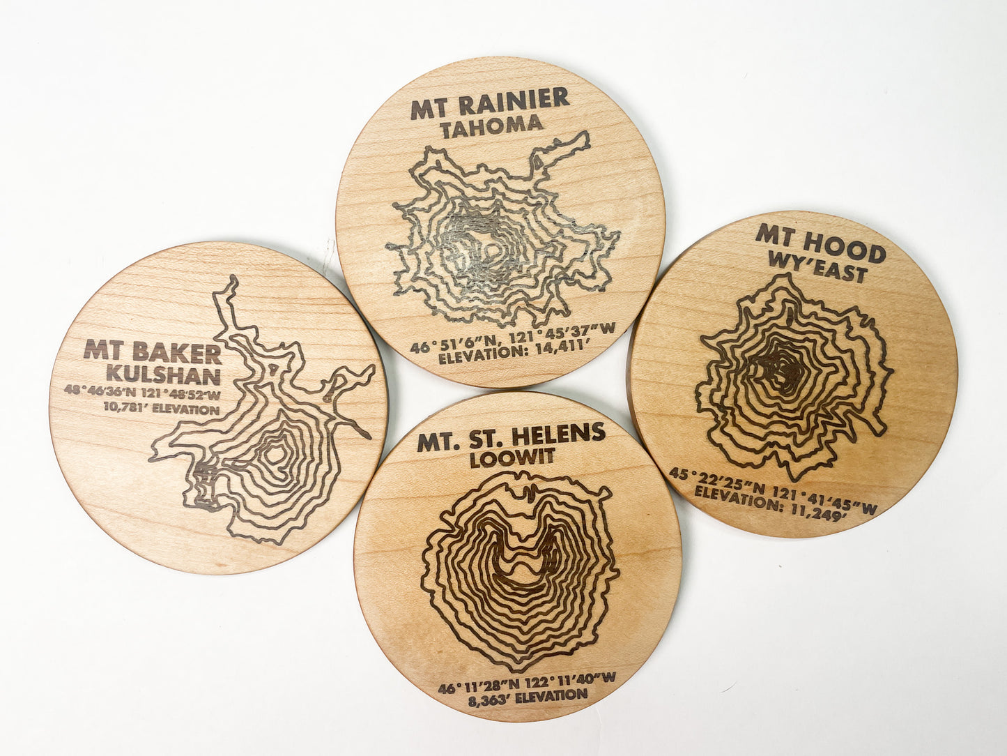 Hardwood Coasters
