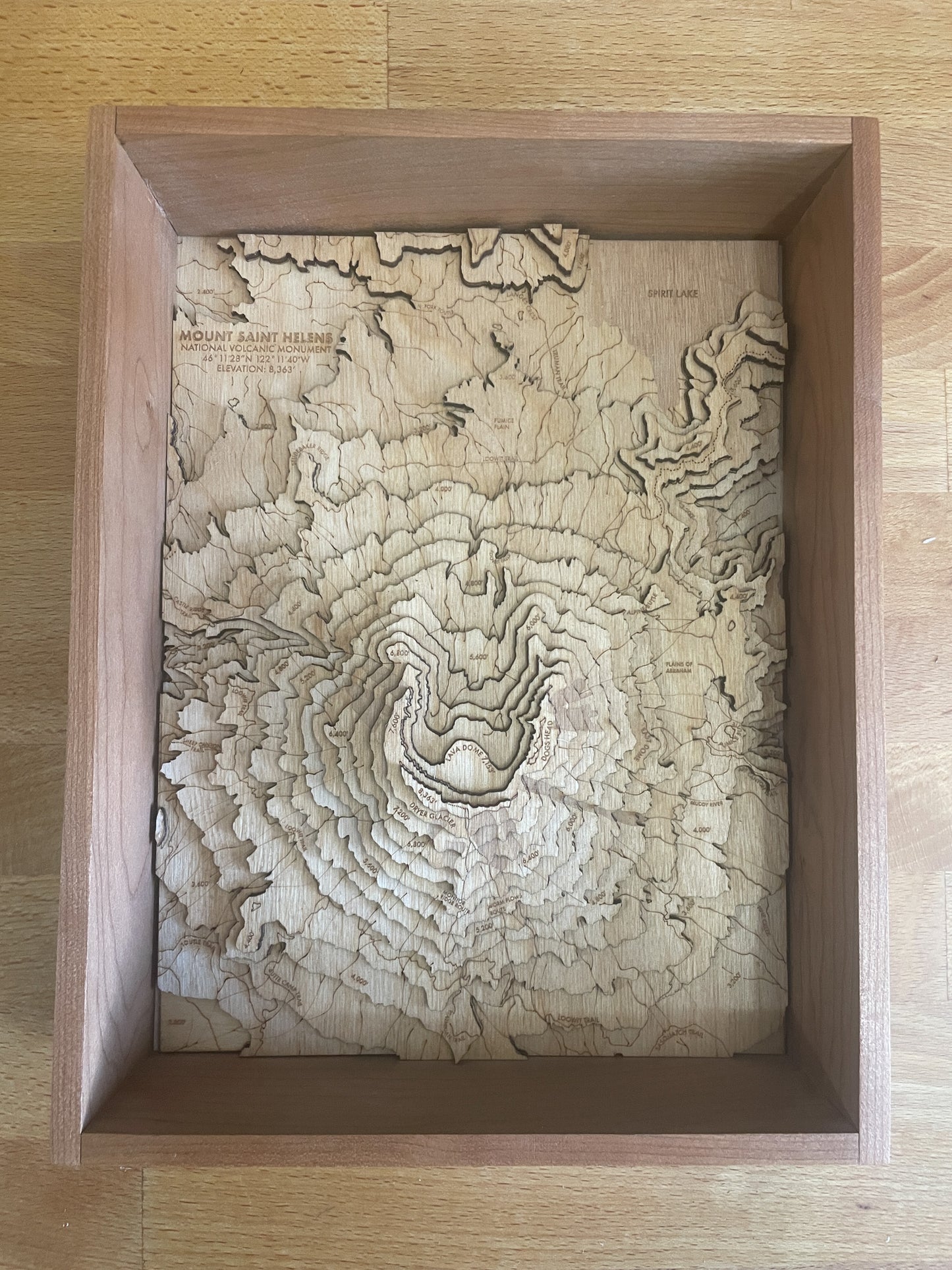 Mt. St Helens Topographic Map