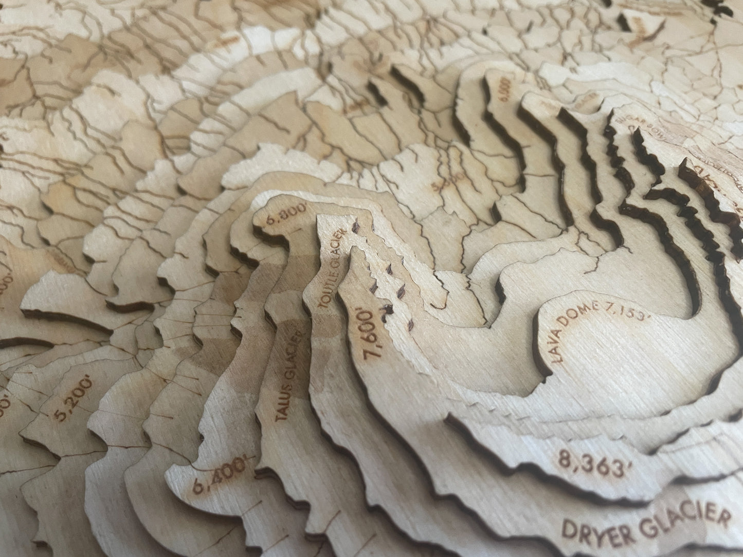 Mt. St Helens Topographic Map