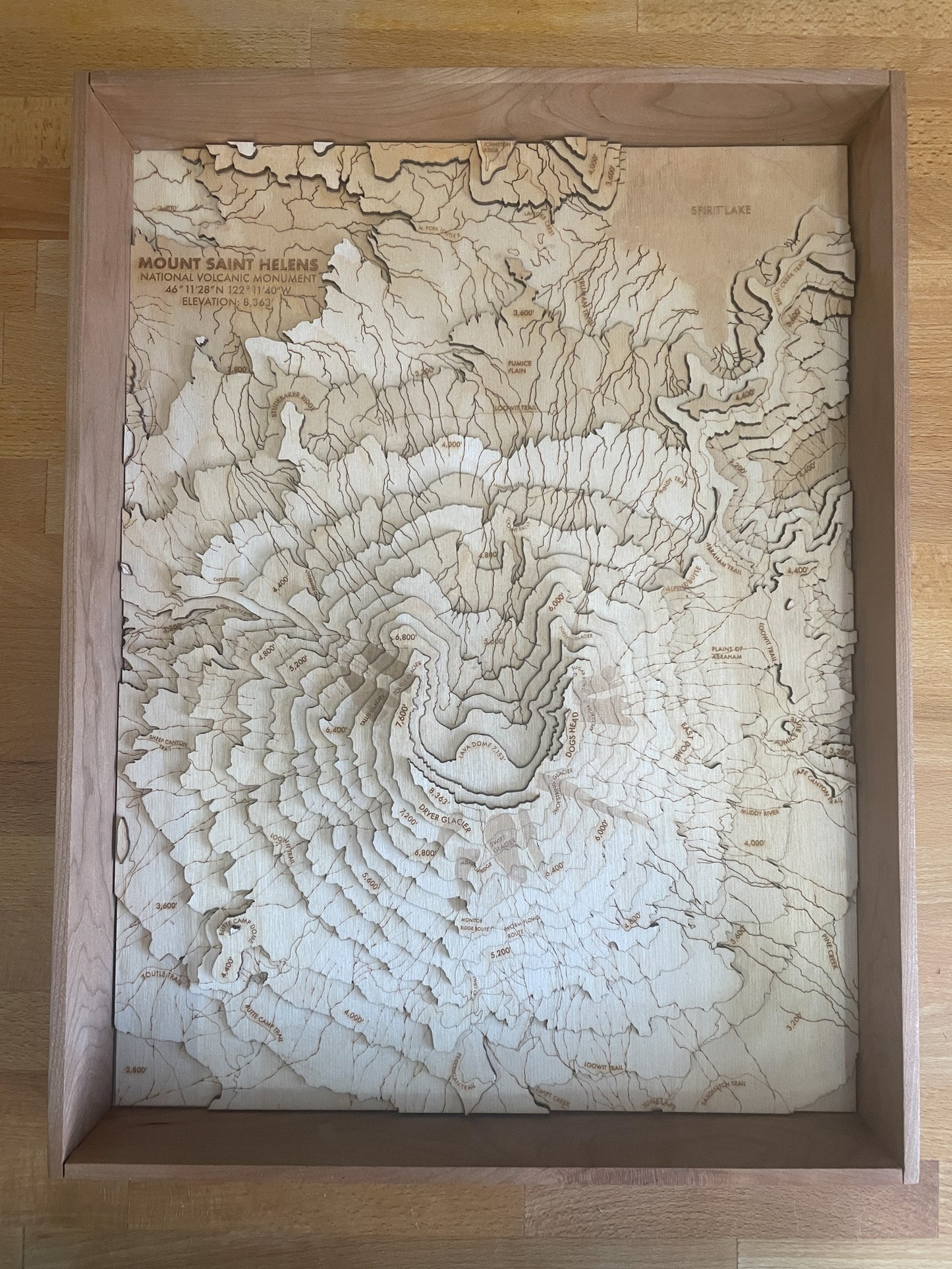 Mt. St Helens Topographic Map