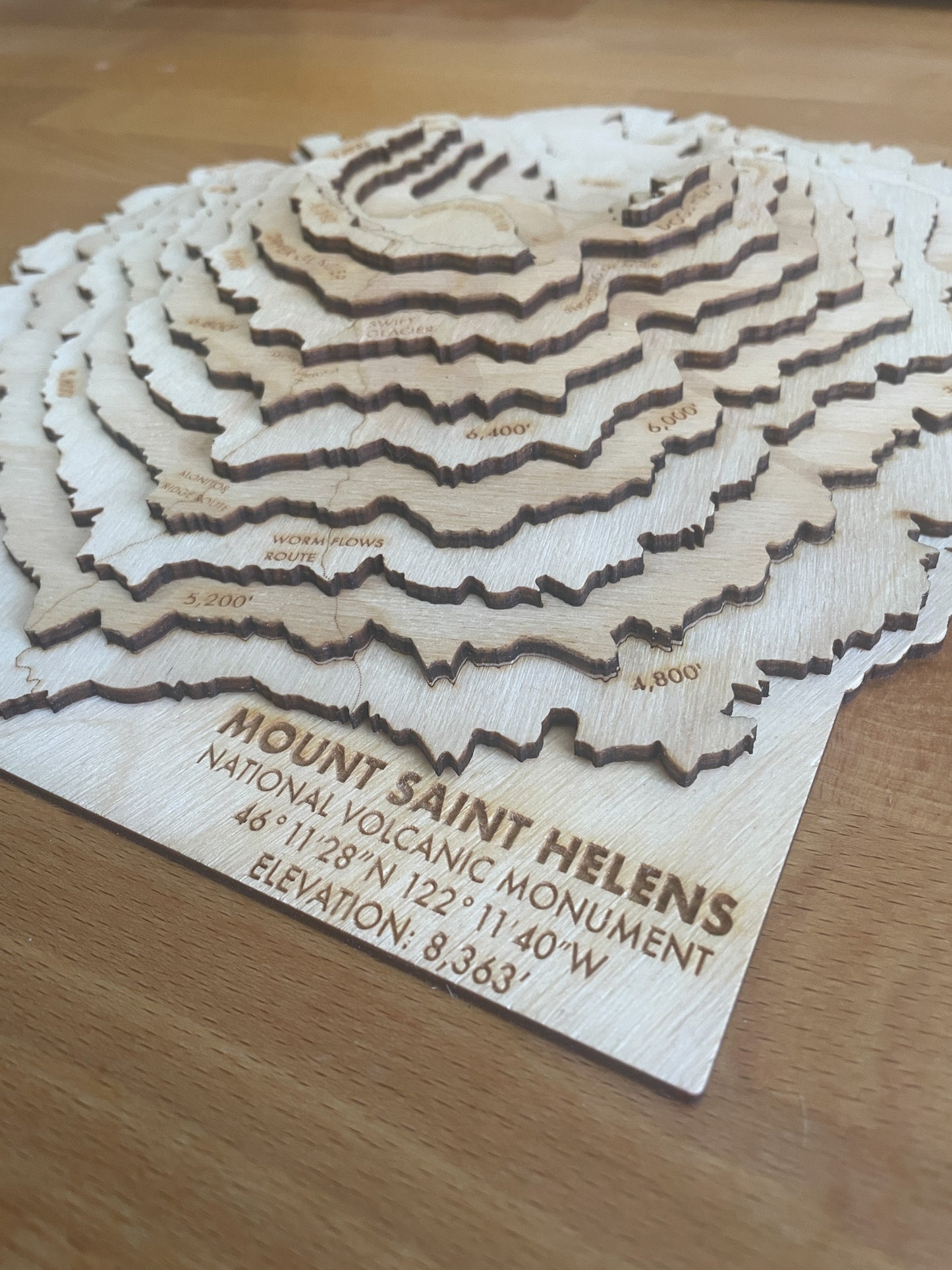 Mt. St Helens Topographic Map