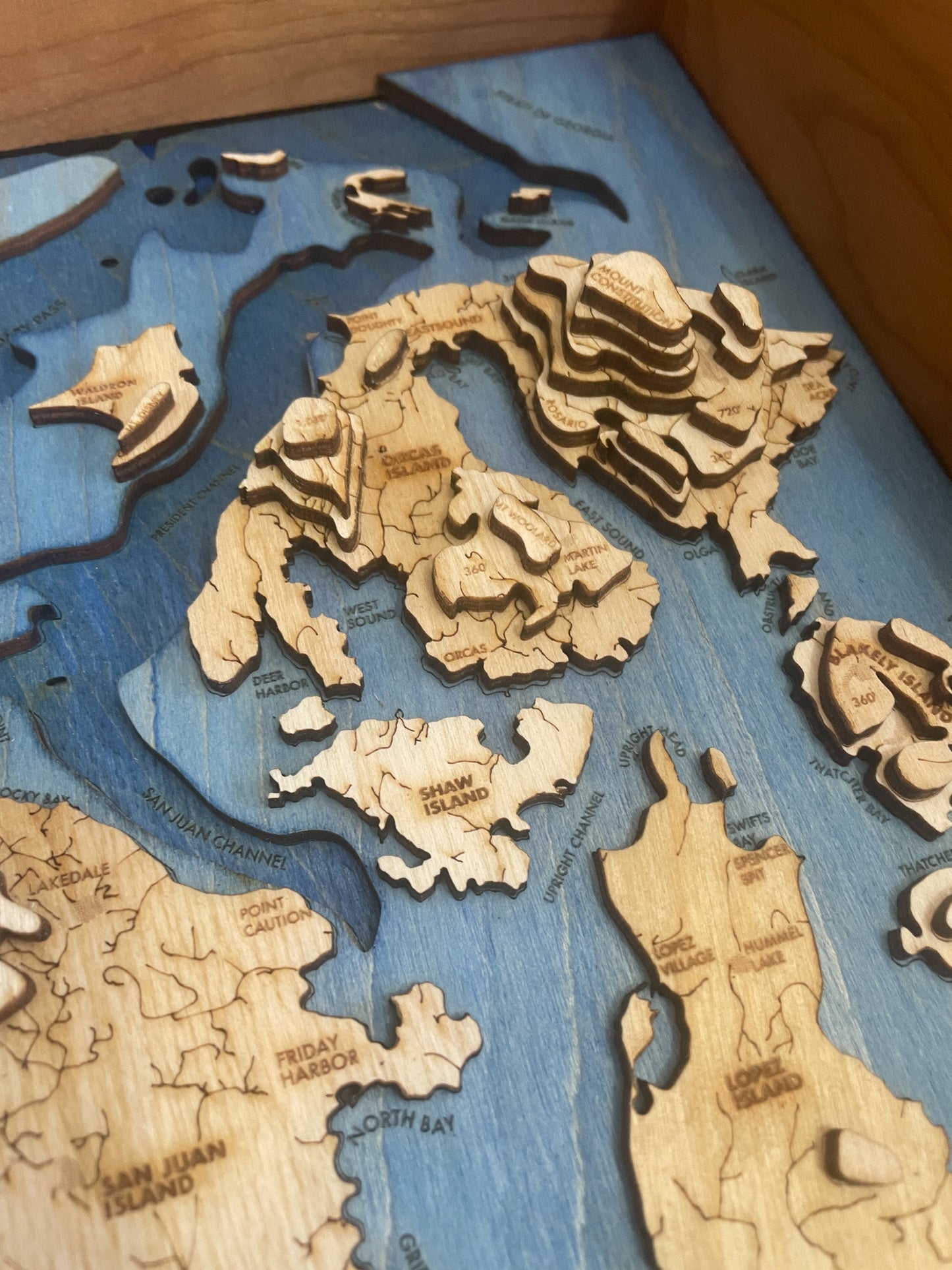 San Juan Islands Topographic Map