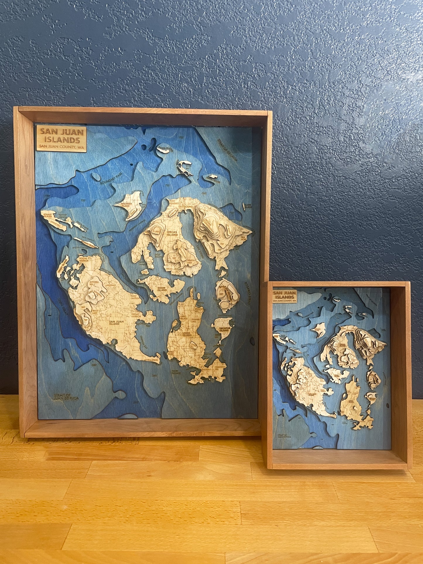 San Juan Islands Topographic Map