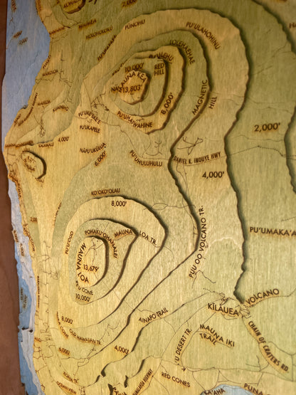 Hawai'i Topographic Map