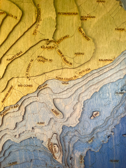 Hawai'i Topographic Map
