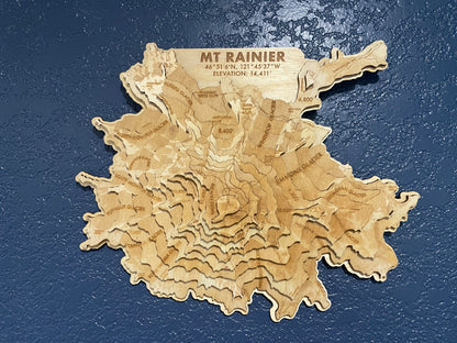 Mt. Rainier Topographic Map