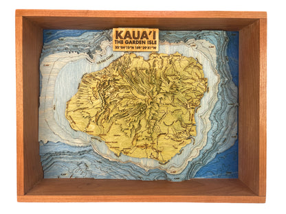 Kauai Topographic Map