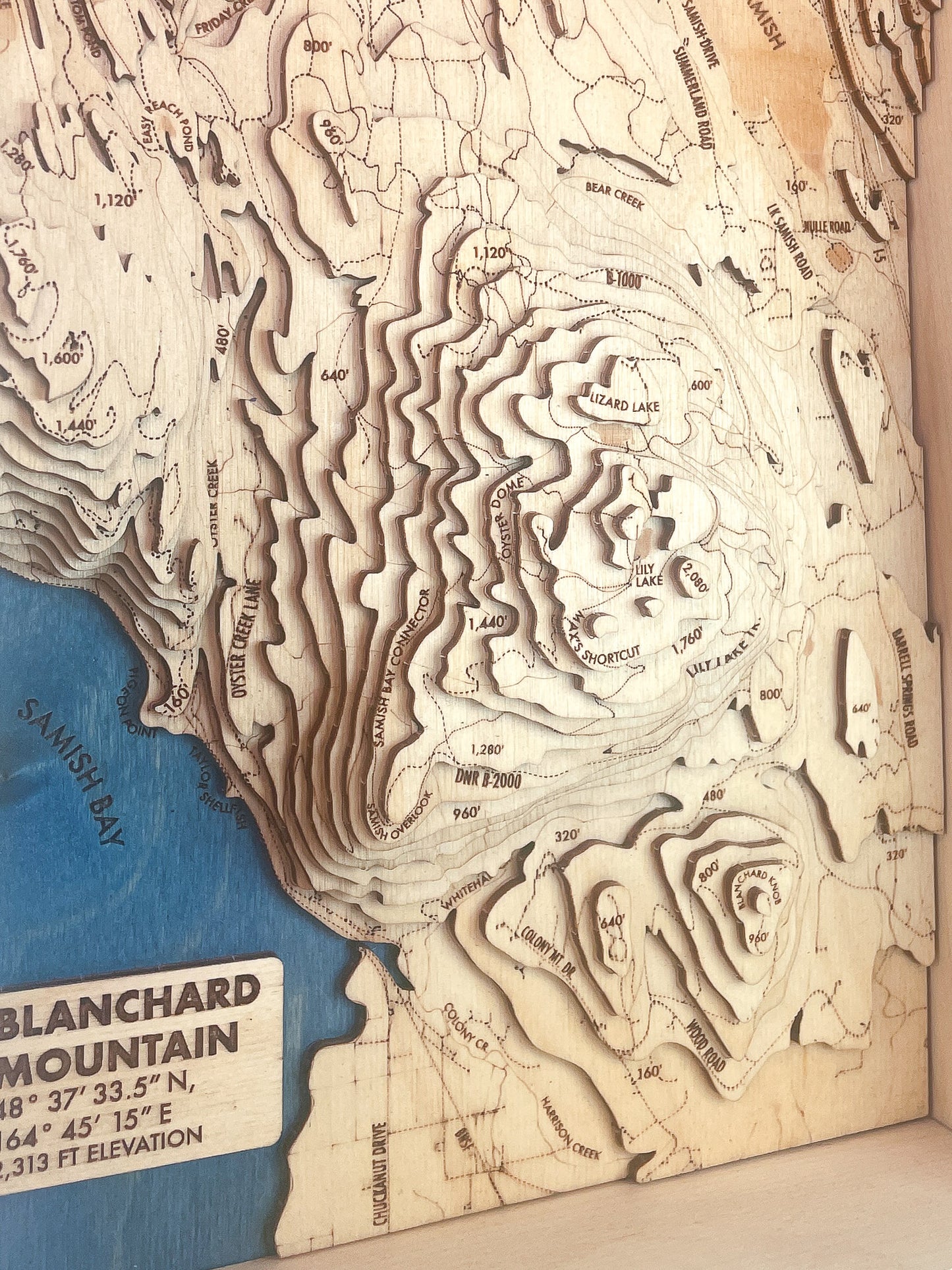 Blanchard Mountain (20x15) size detail