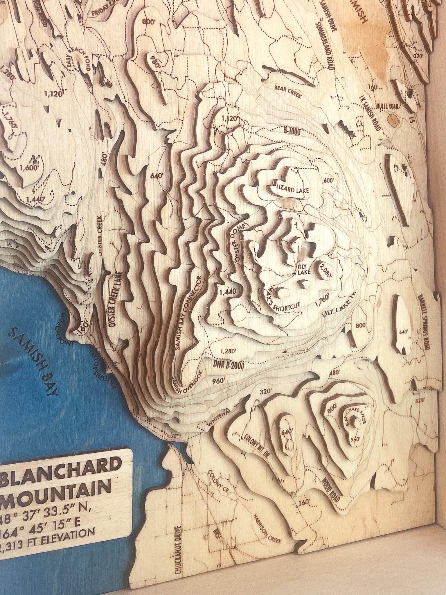 Blanchard Mountain (20x15) size detail