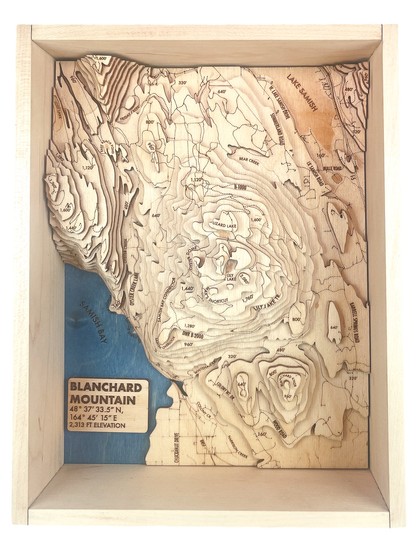 Blanchard Mountain Topographic Map