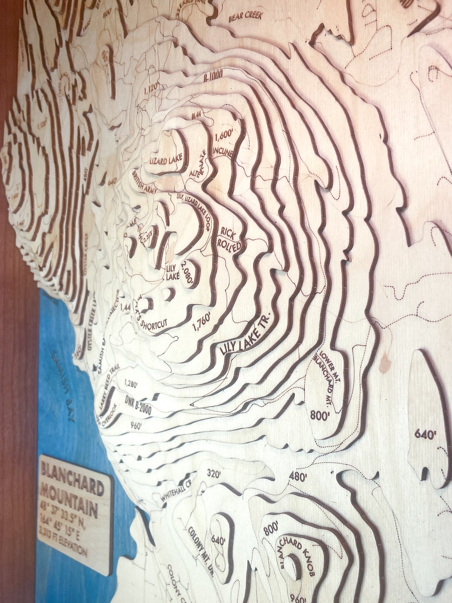 Blanchard Mountain Topographic Map
