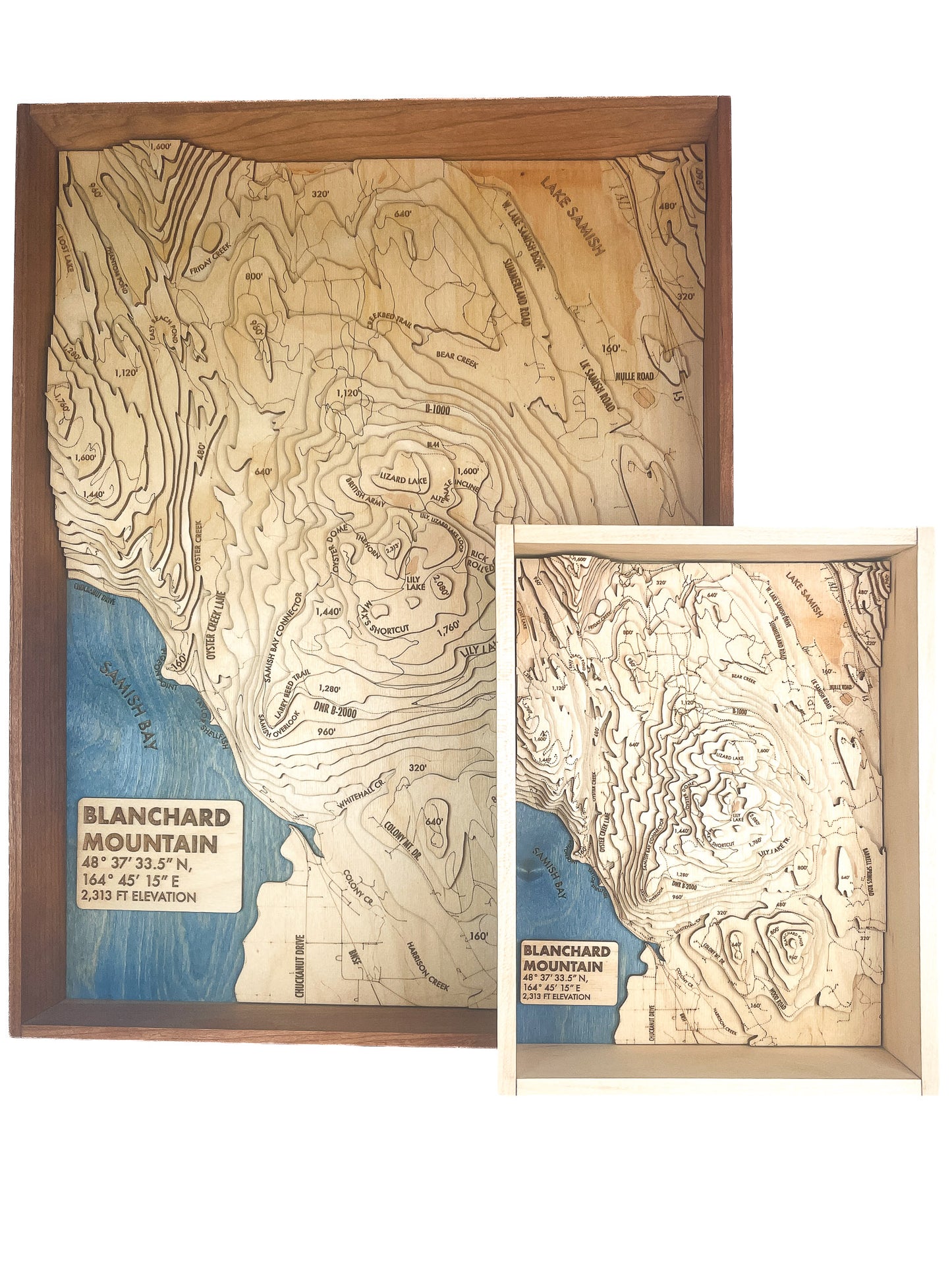 Blanchard Mountain Topographic Map
