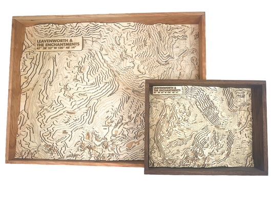 The Enchantments & Leavenworth Topographic Map