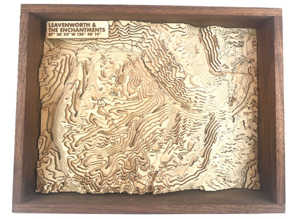 The Enchantments & Leavenworth Topographic Map