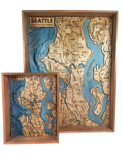 Seattle Topographic Map