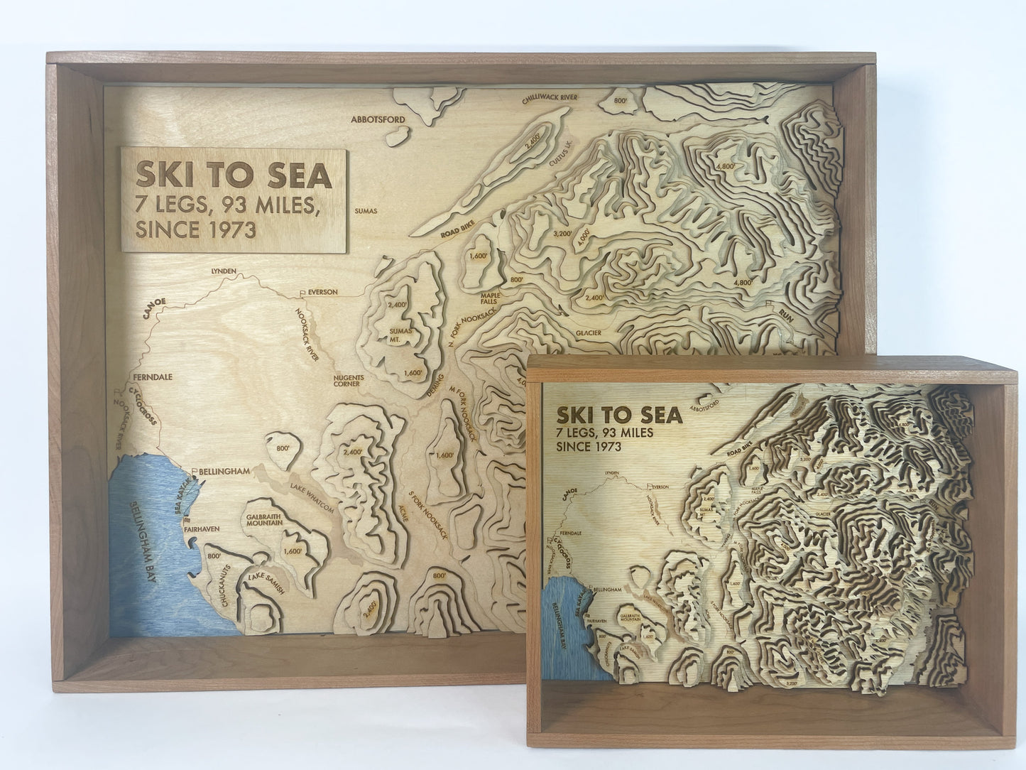 Ski to Sea Topographic Map
