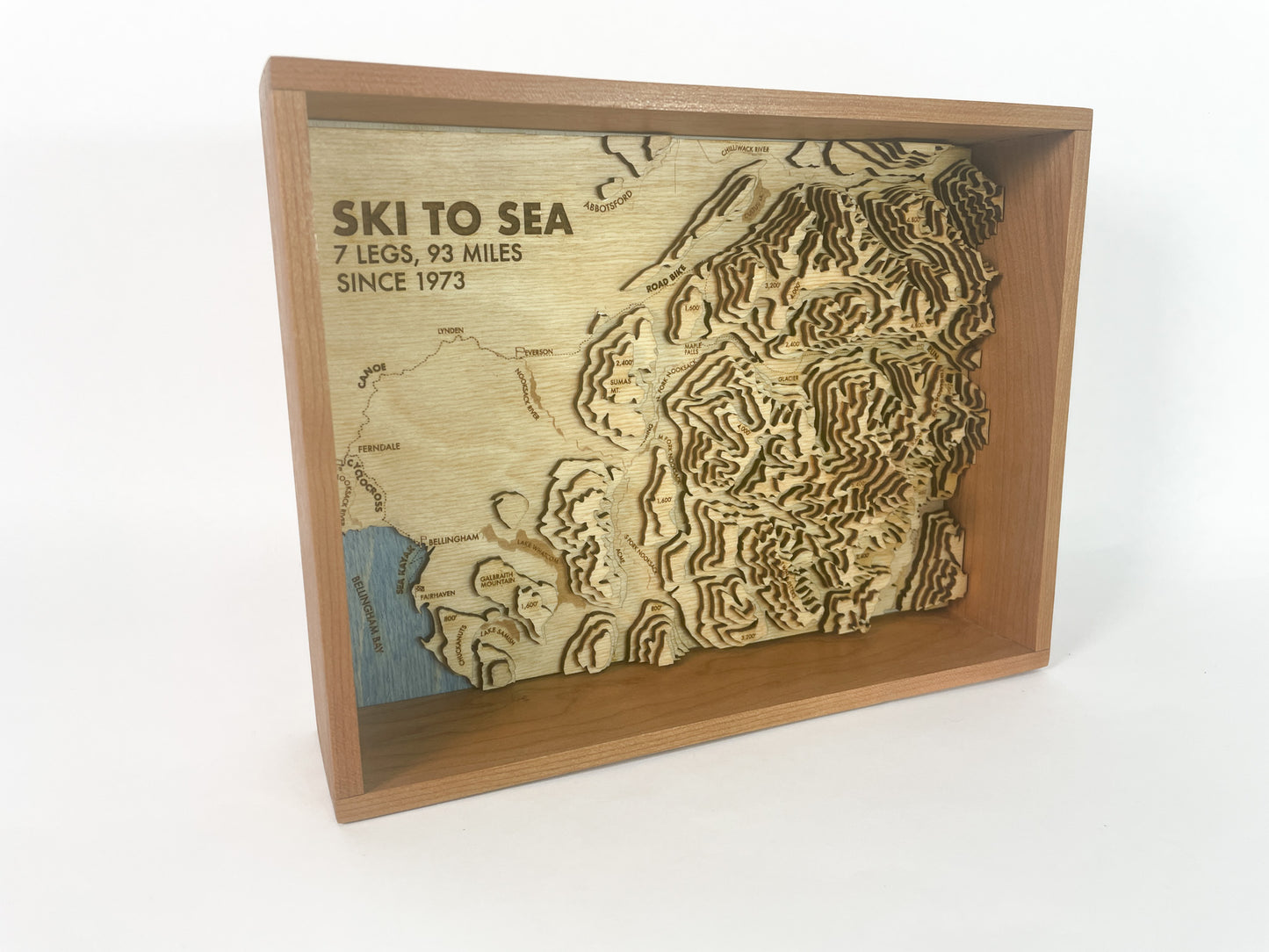 Ski to Sea Topographic Map