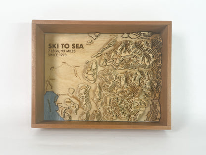 Ski to Sea Topographic Map
