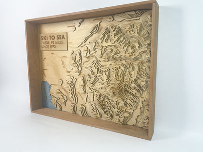 Ski to Sea Topographic Map
