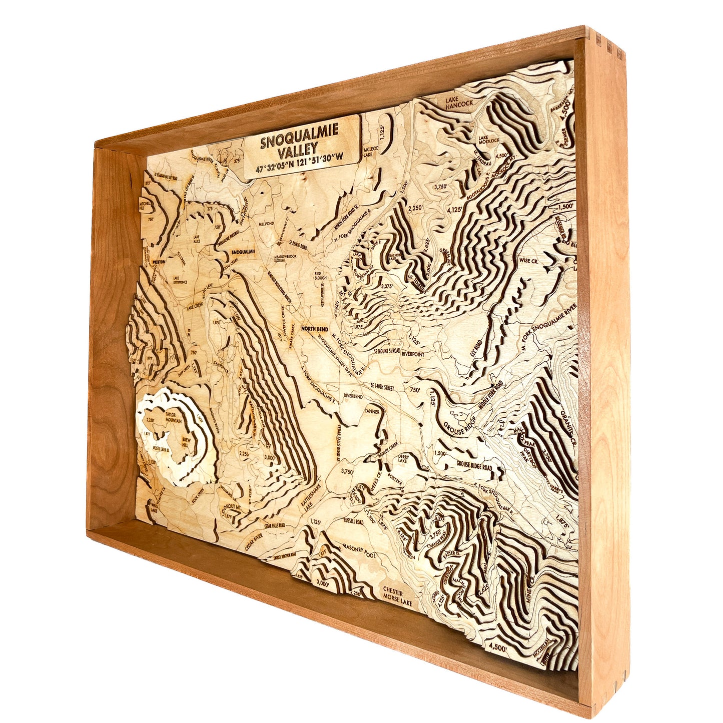 Snoqualmie Valley Topographic Map
