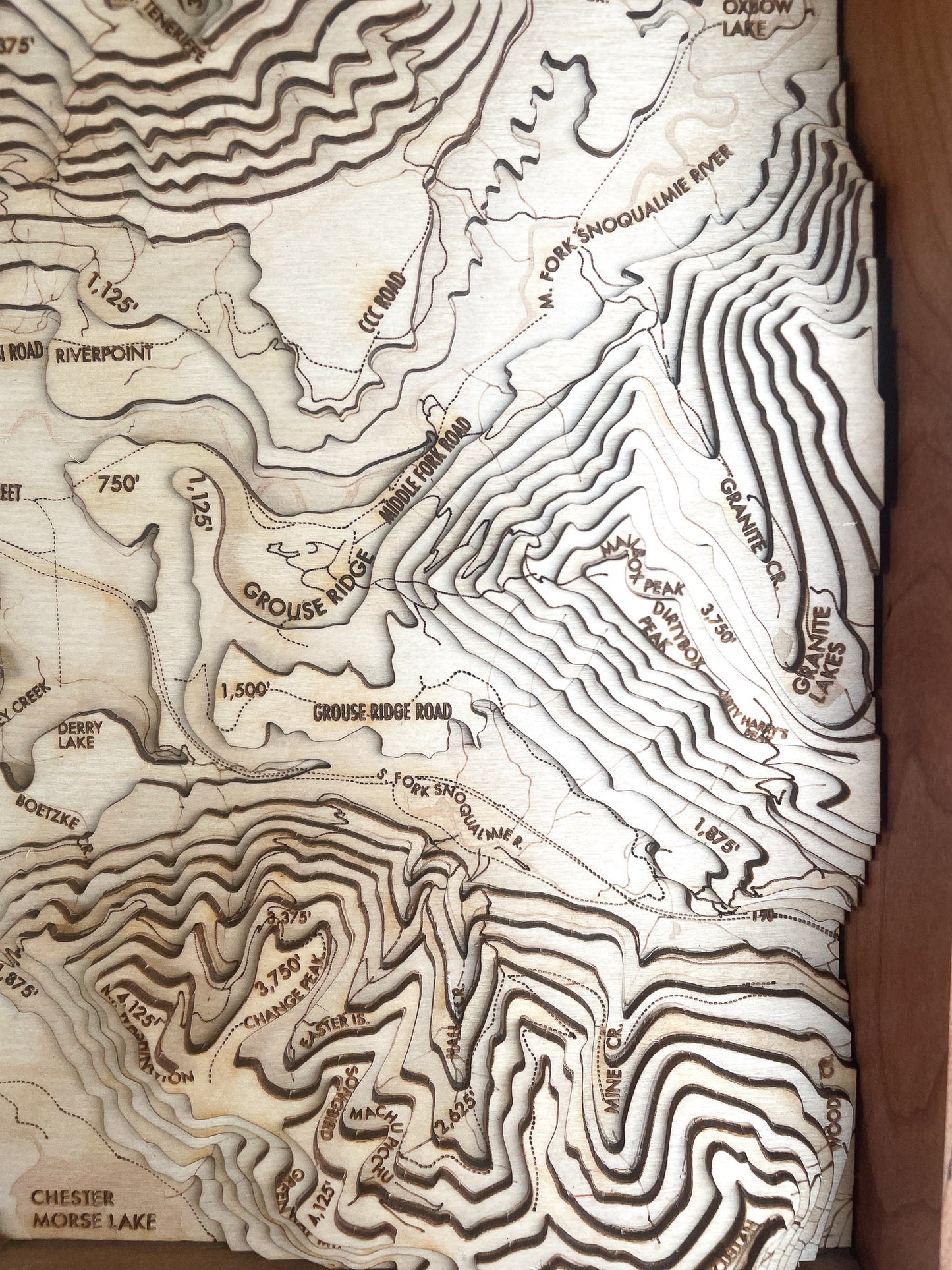 Snoqualmie Valley Topographic Map