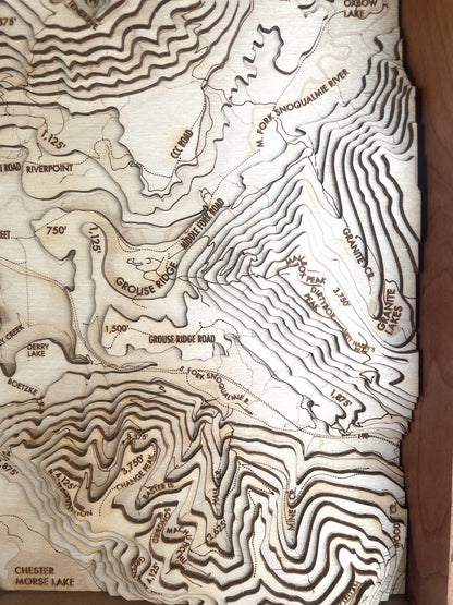 Snoqualmie Valley Topographic Map