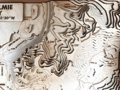 Snoqualmie Valley Topographic Map